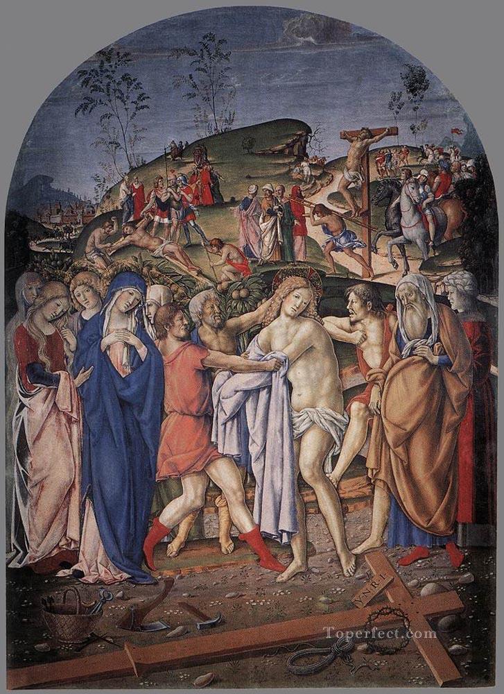 The Disrobing Of Christ Sienese Francesco di Giorgio Oil Paintings